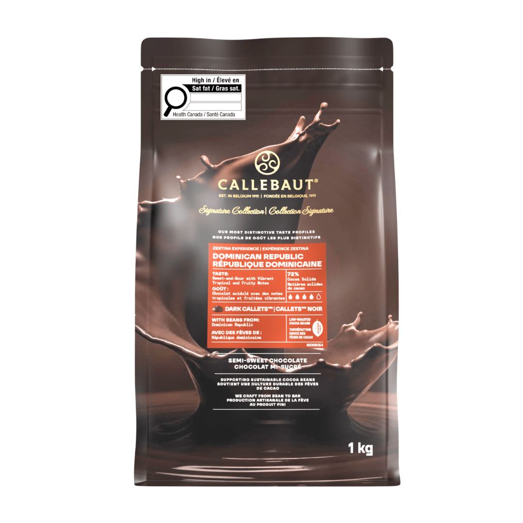 Mid-Bitter Dark Chocolate 55.7% 2.5 kg - Chocolate and baking